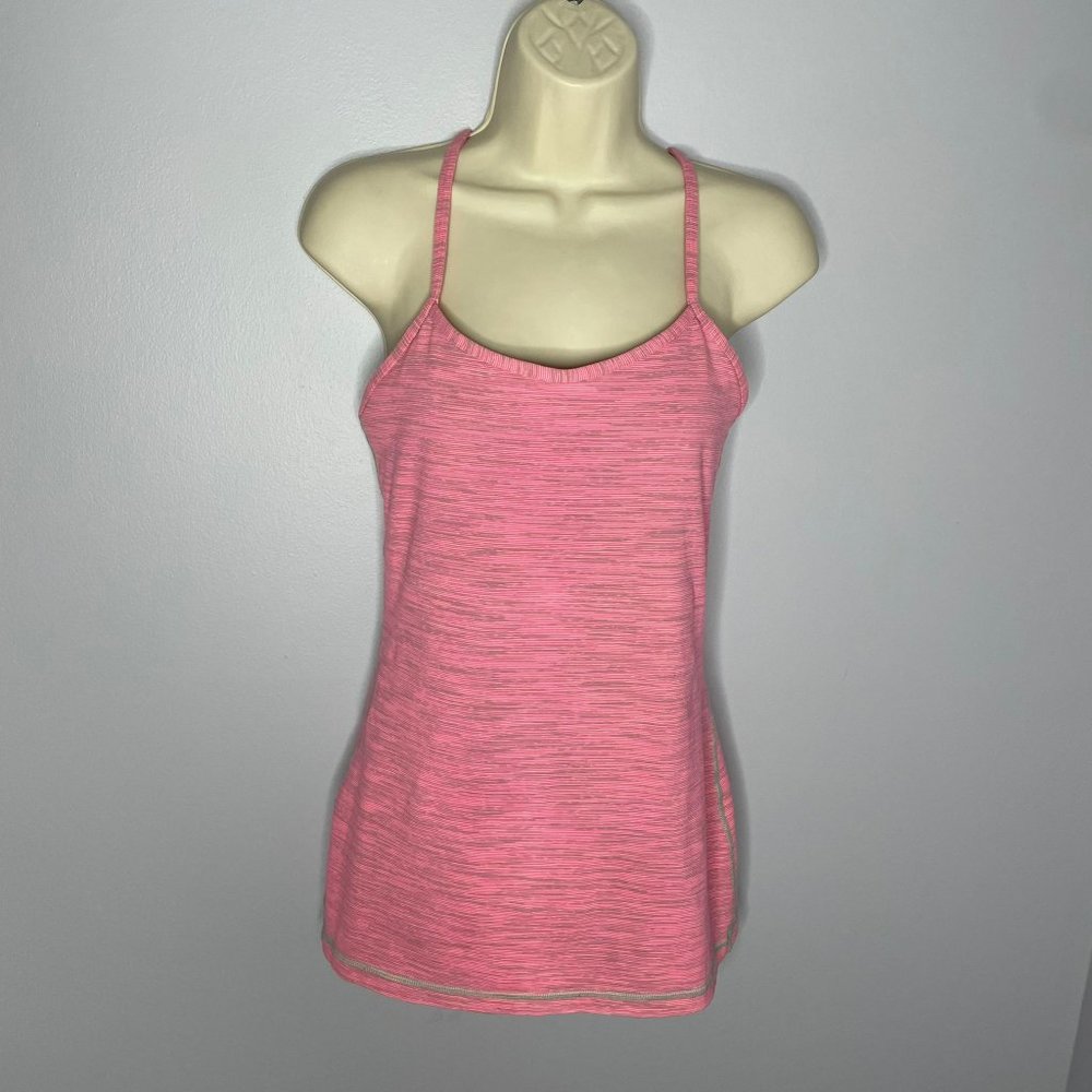 Lululemon Power Y Tank Top Luon Wee Are From Space Neon Pink Opal